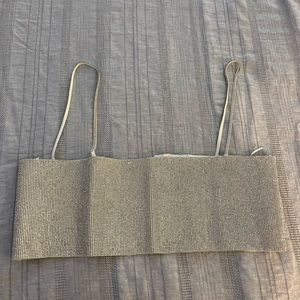 Zara rhinestone crop top - size xs-s. Wore once